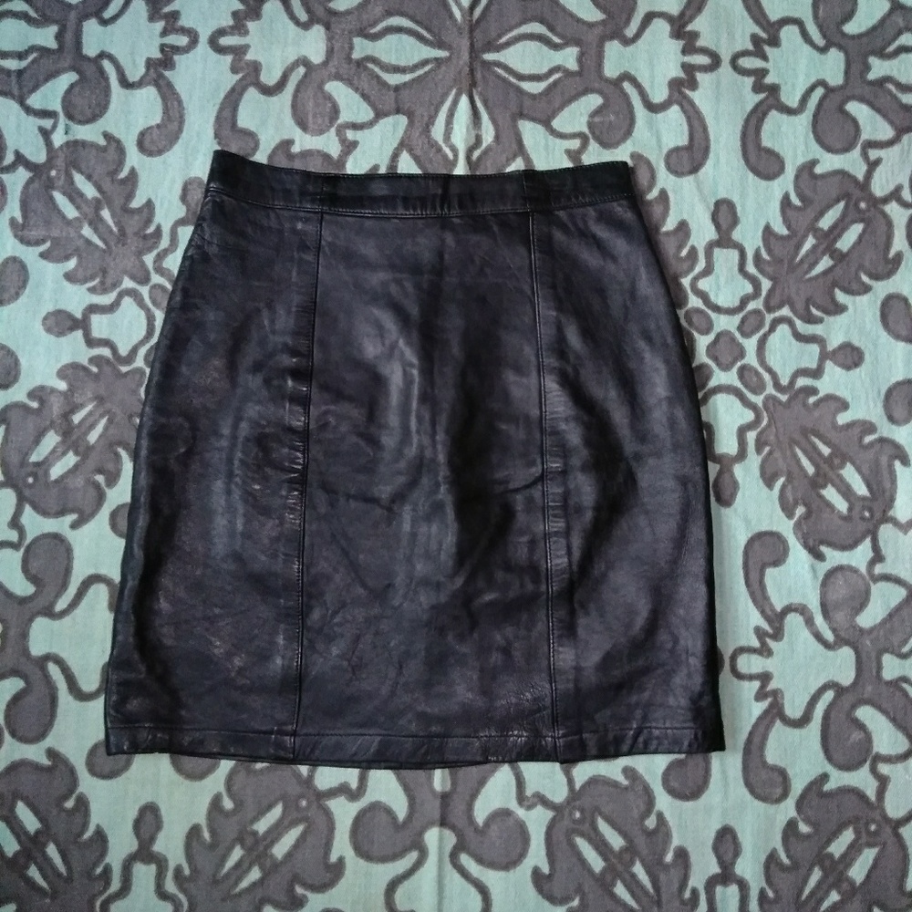Leather Skirt